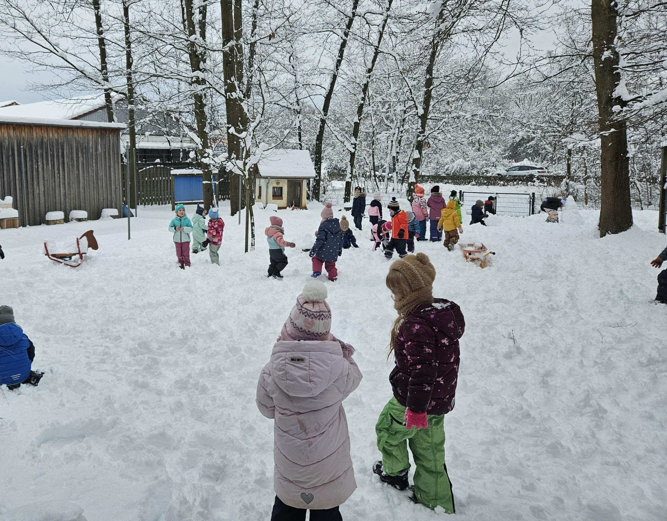 WInterlandschaft im Garten
